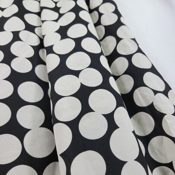 Anthropologie Floreat Silk Dress Size 0 Polka Dot Sleeves - Picture 11 of 15